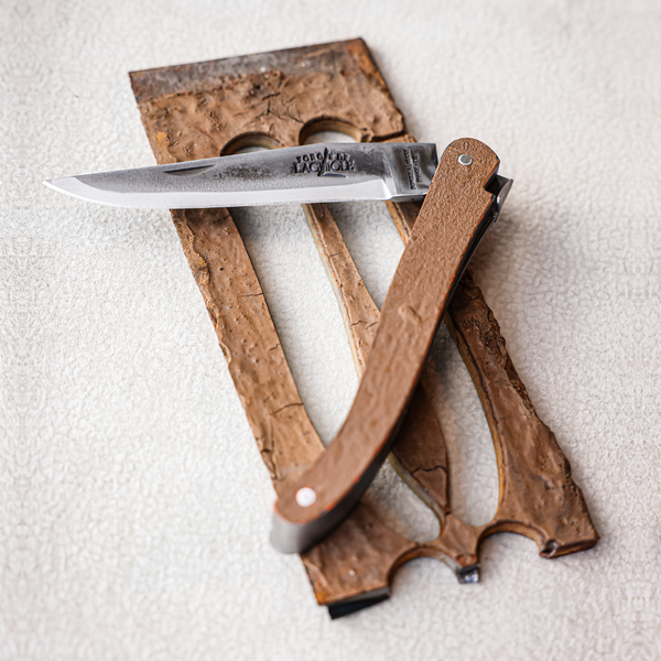 Folding Knife Eiffel Tower Iron Handle