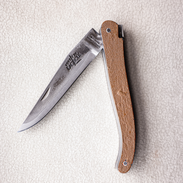 Folding Knife Eiffel Tower Iron Handle