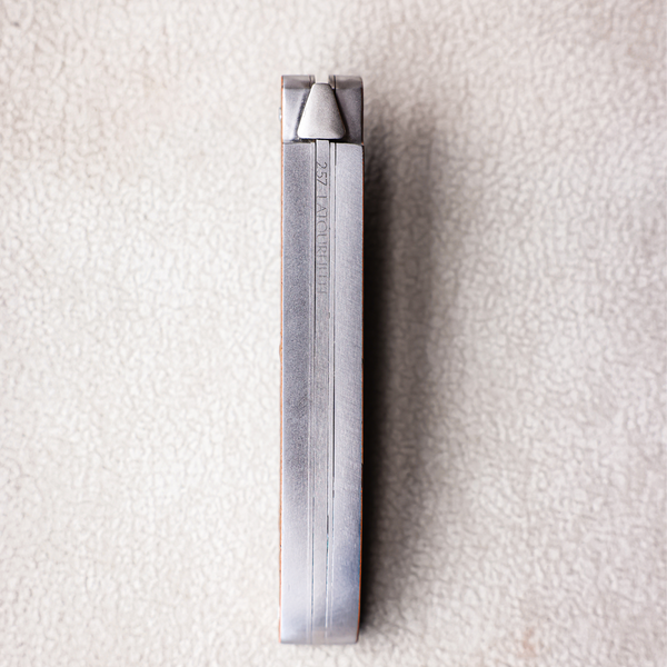 Folding Knife Eiffel Tower Iron Handle