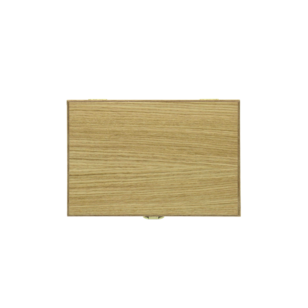 Wooden Box for Cutlery Set of 6 Light Oak