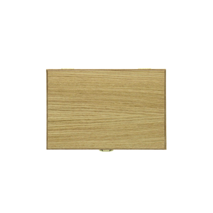 Wooden Box for Cutlery Set of 6 Light Oak