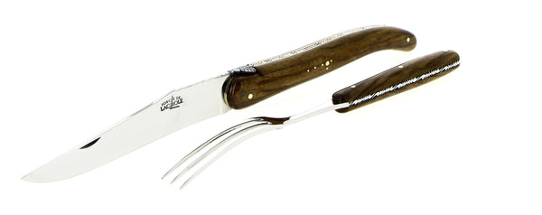 Carving Set PRESTIGE Walnut Handle