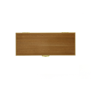 Wooden Box for Cutlery Set of 2 Dark Sapele Wood