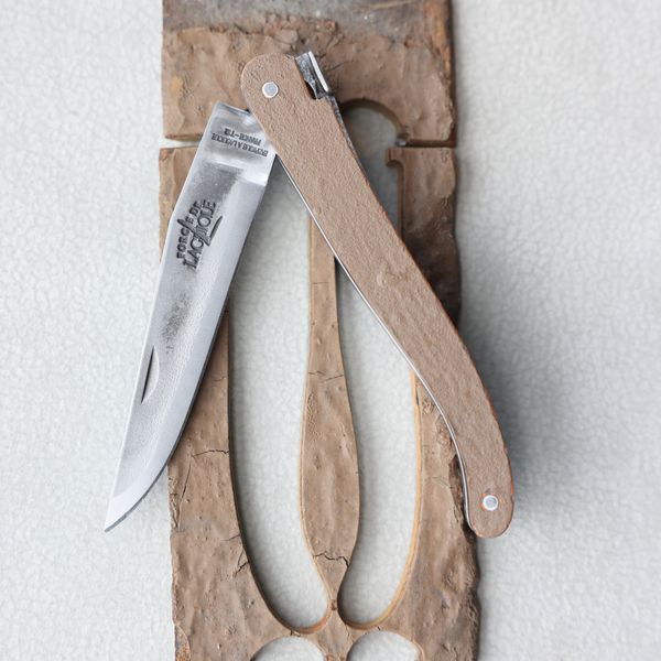 Folding Knife Eiffel Tower Iron Handle