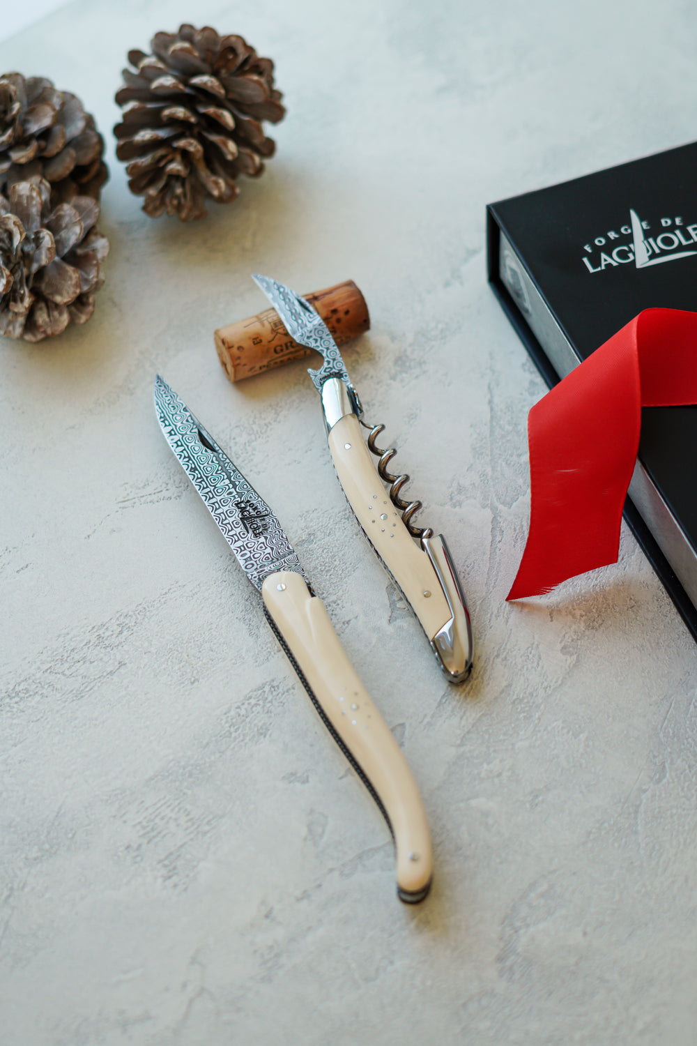 Folding Knife Mammoth Ivory Handle