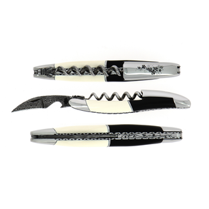 Forge de Laguiole Corkscrew – Mammoth Ivory & Ebony Handle & Hand-Chiselled Bee