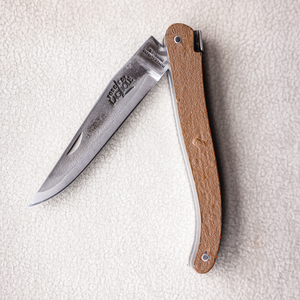Folding Knife Eiffel Tower Iron Handle