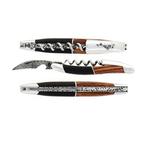 Forge de Laguiole Corkscrew – Ebony & Rosewood Handle & Hand-Chiselled Bee