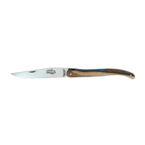 Folding Knife Blue Alchemy Juniper Handle and No Bolsters