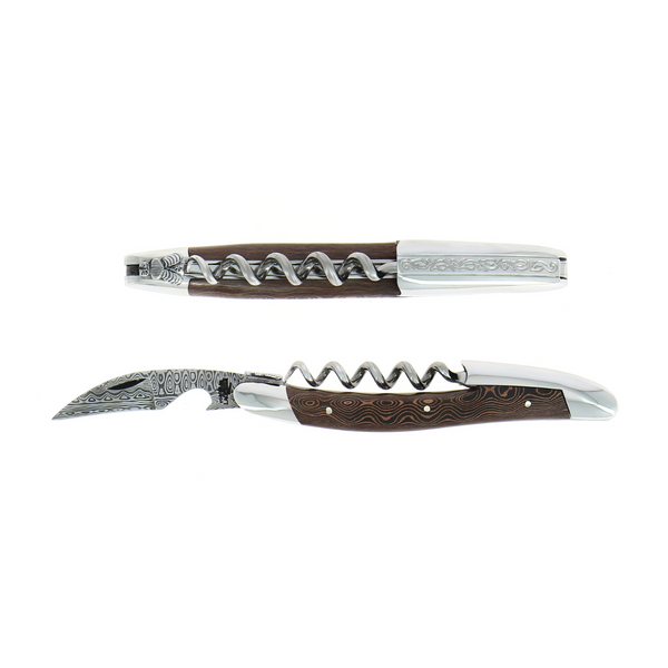 Forge de Laguiole Corkscrew – Fat Carbon Copper Handle & Hand-Chiselled Bee