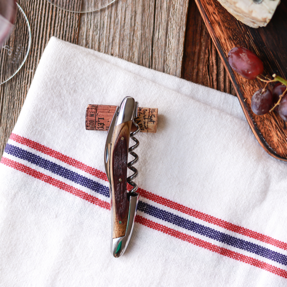 Duo Gift Set - Barrel Oak - Corkscrew and 12cm Folding Knife