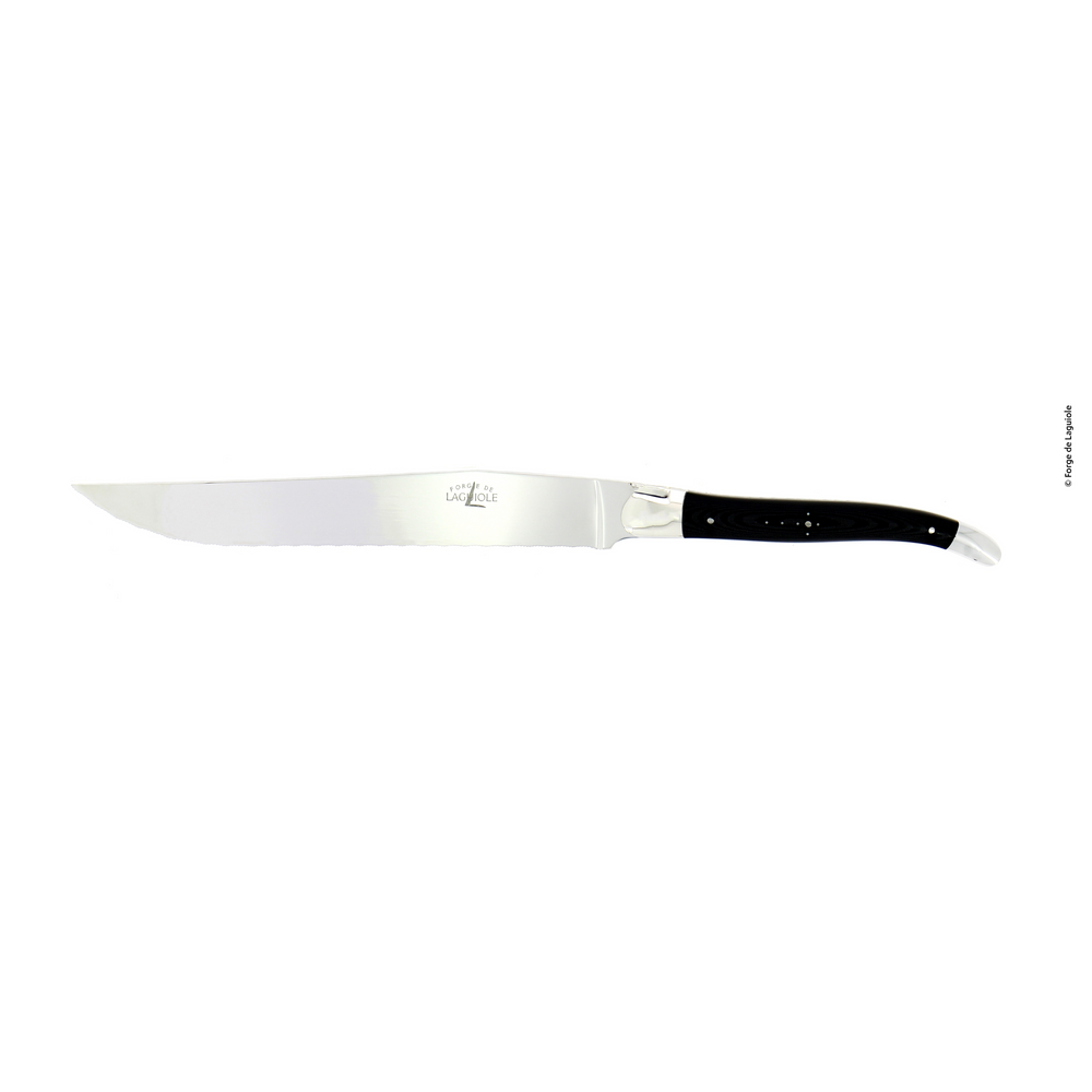 Bread Knife Black Compressed Fabric Handle