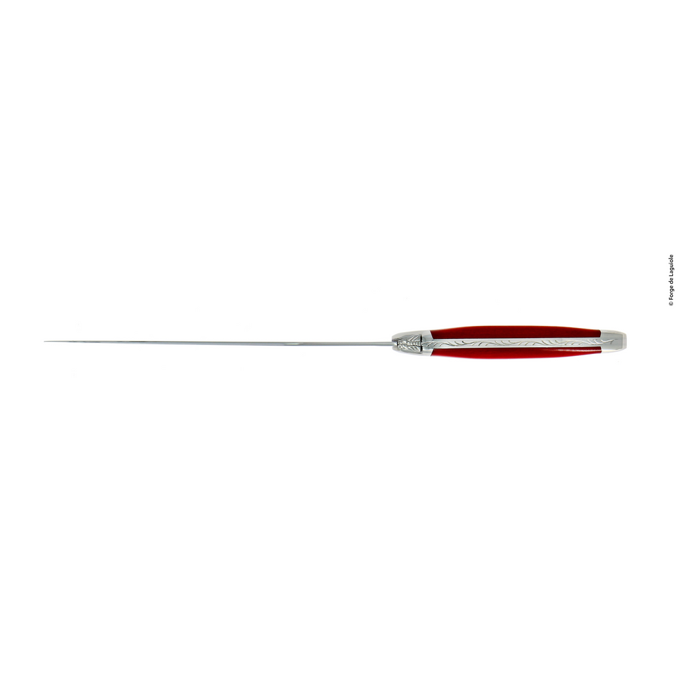 Bread Knife Red Compressed Fabric Handle