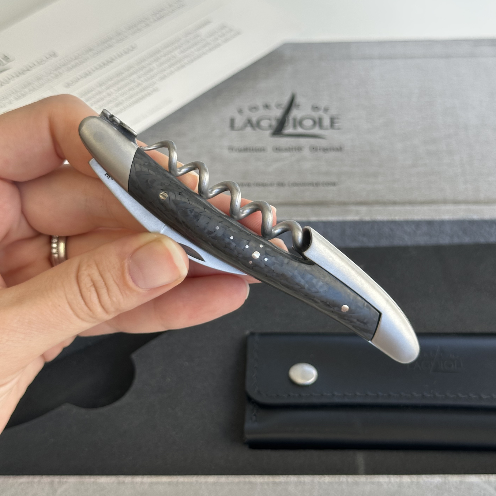 #satinfinish #standardblade #PinotPatternLever