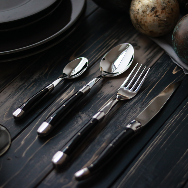 Teaspoons Dark Horn Handle