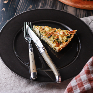 Cutlery Set of 2 Light Horn Handle