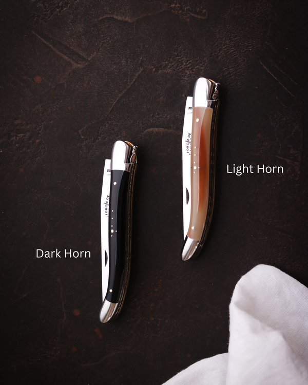 Folding Knife Light Horn Handle and 'Source' Spring