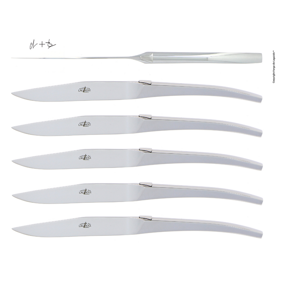 Table knives Stainless Steel Monobloc handle "Skel"