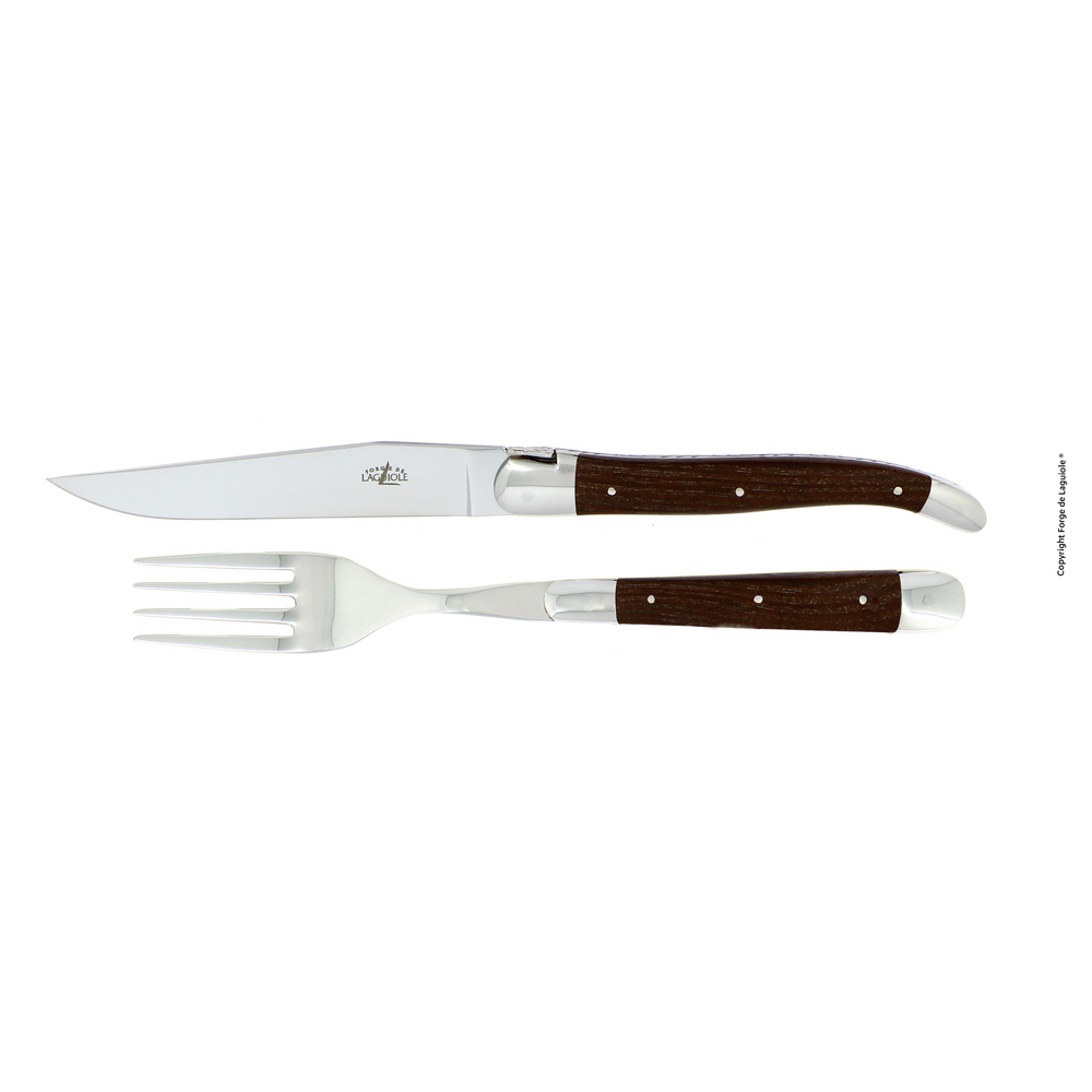 Cutlery Set of 2 Densified Ash Tree Handle