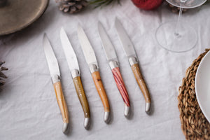 Table knives Wood Mix Set
