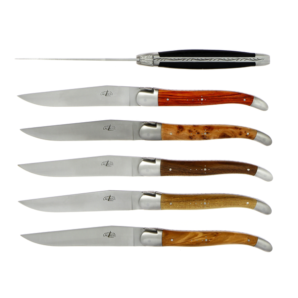 Table knives Wood Mix Set
